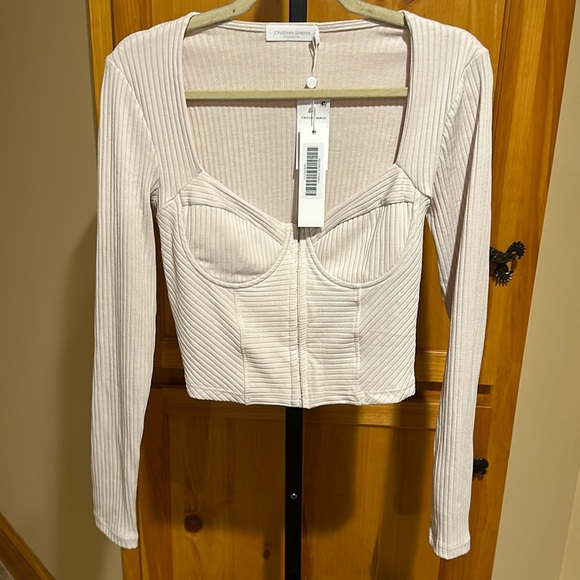 Jonathan Simkhai Zoella Top in Ceramic NEW - Picture 10 of 15